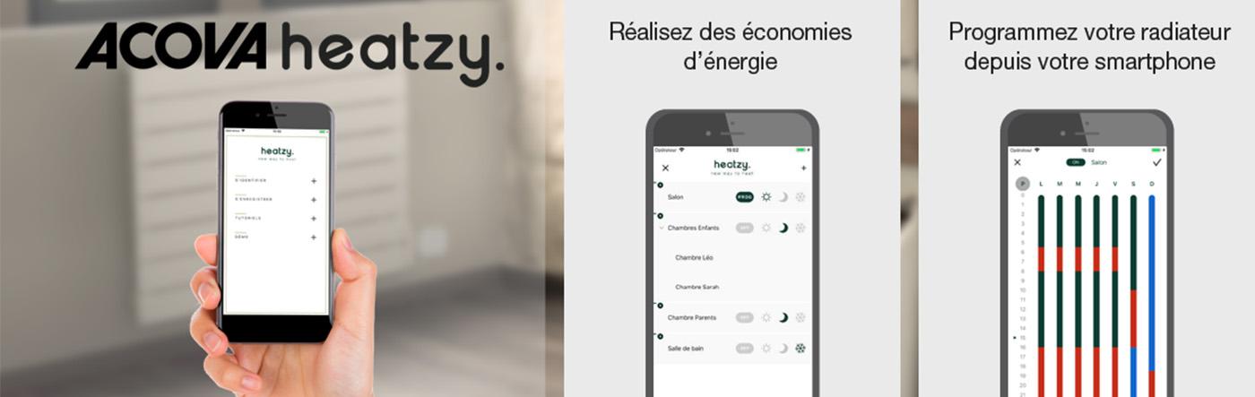 Programmateur connecté HEATZY ELEC'PRO - ACOVA - 887700