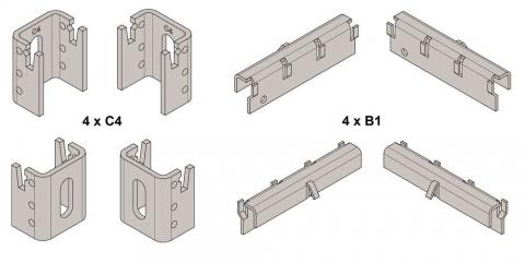 Kit de 4 fixations VLX Ral 9016 | 962721-962729_Kit-fixations-murales-FASSANE-VLX_4xC4-4xB1.jpg