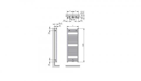 Kit de 3 fixations ATOLL SPA EC Ral 9016  | ACOVA_ATOLL-SPA_SL-150-xxx-05_Schema-FRONT-SIDE-TOP.jpg