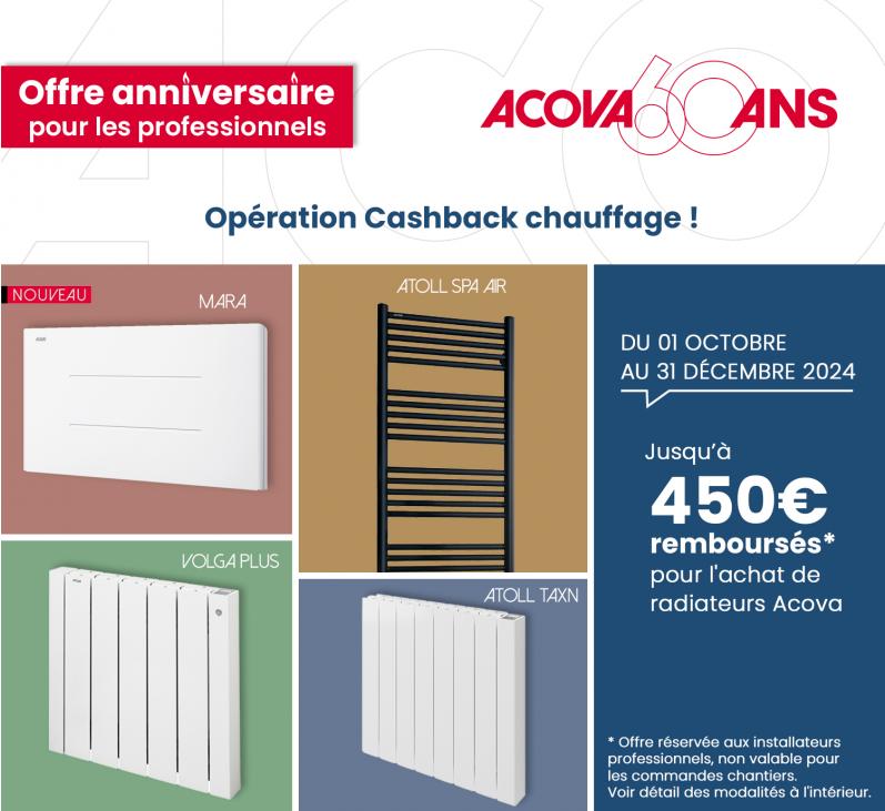 Présentation de l'offre cashback installateurs